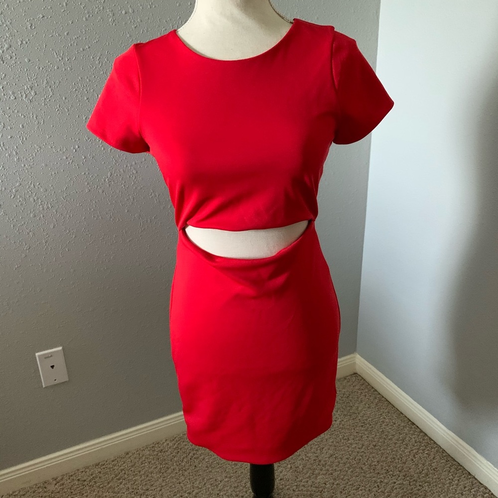 Red Dress from Express